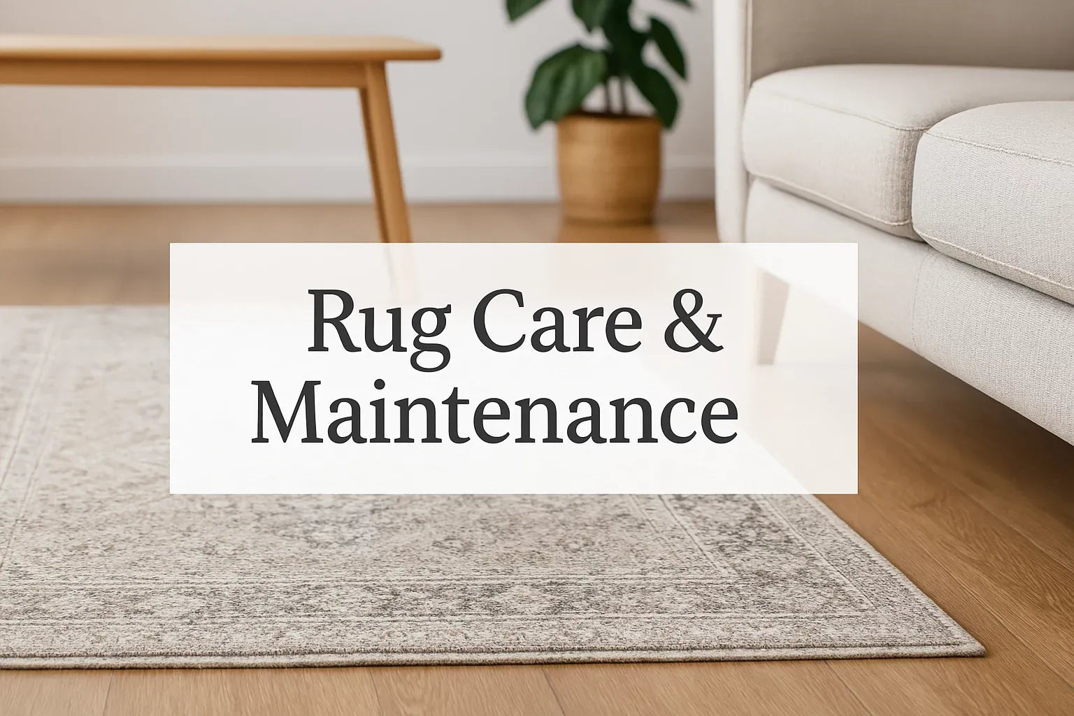 How to Keep Your Rug Looking Brand New? Simple Rug Care Tips That Work