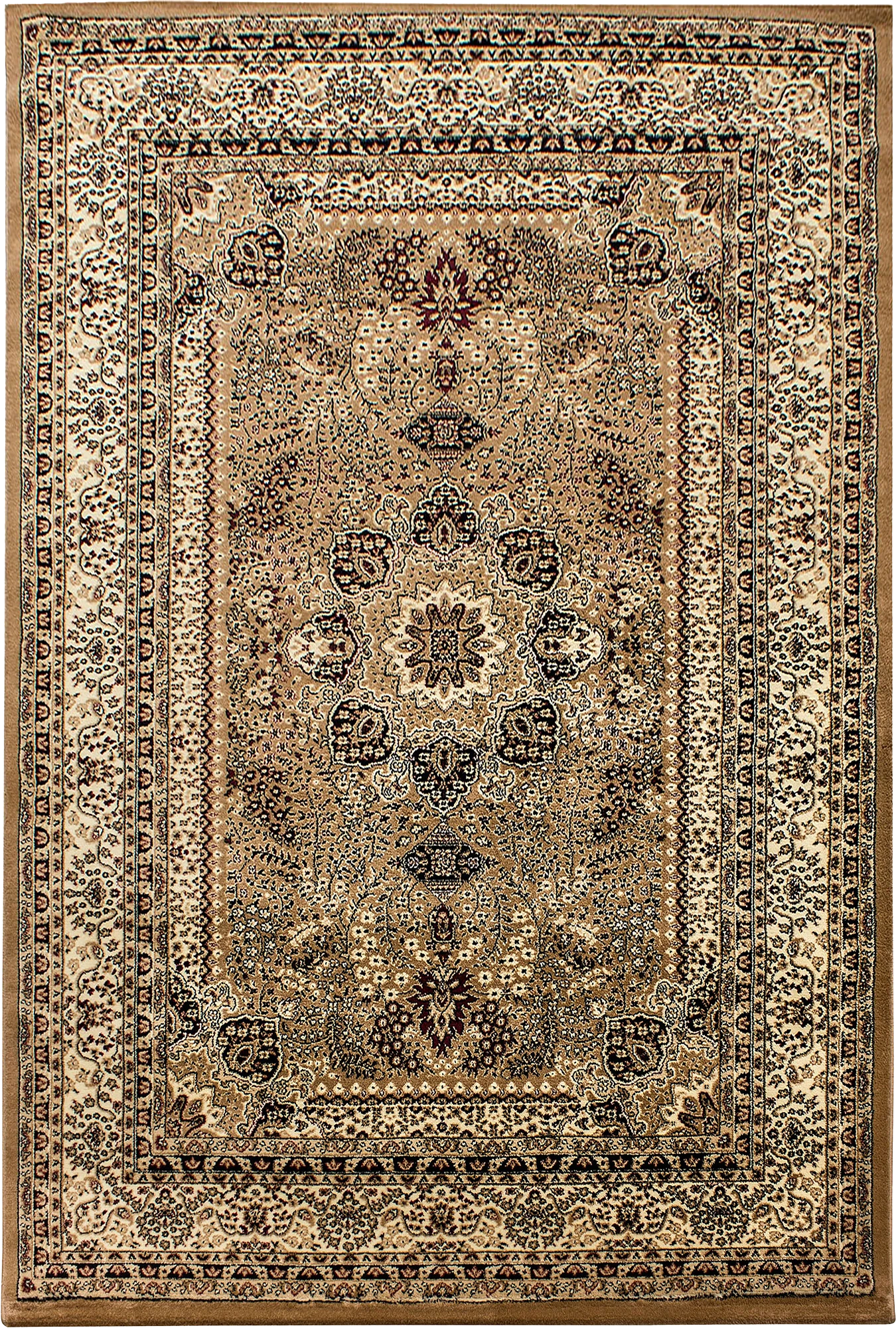 Oriental Contemporary Area Rug | Beige