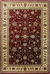 Oriental Cozy Area Rug | Red Red