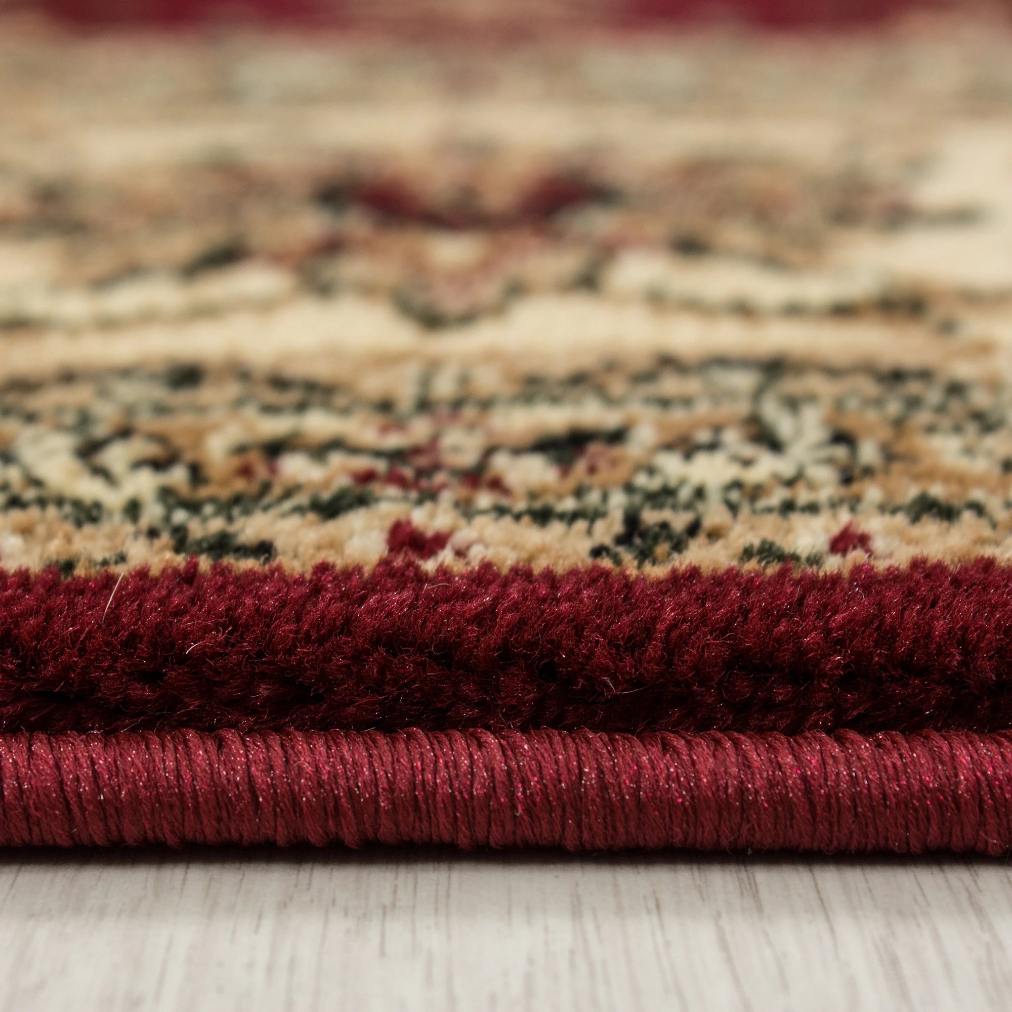 Oriental Cozy Area Rug | Red