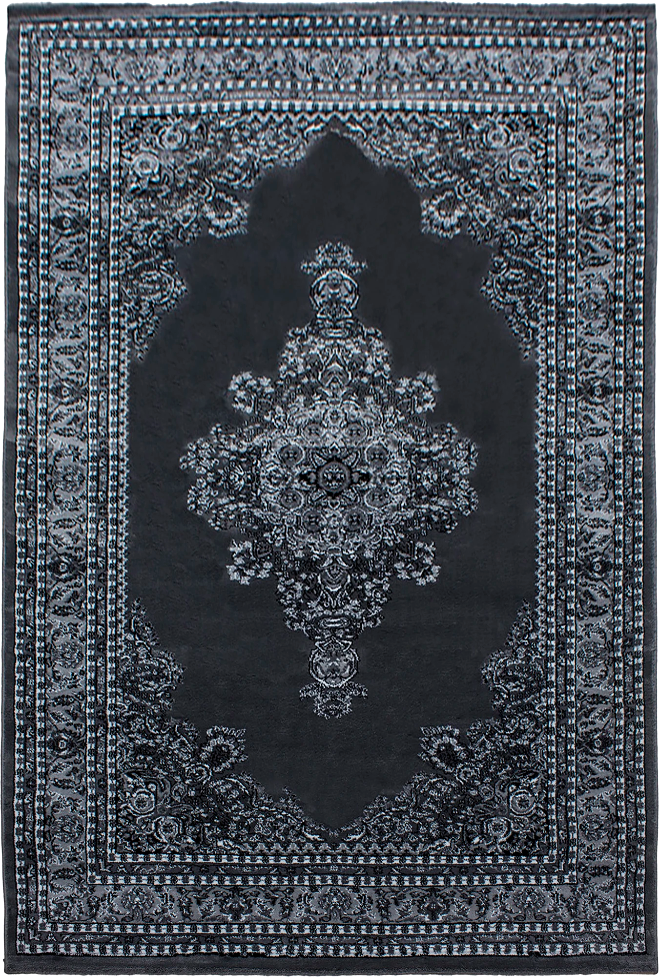 Oriental Refined Decor Rug | Gray