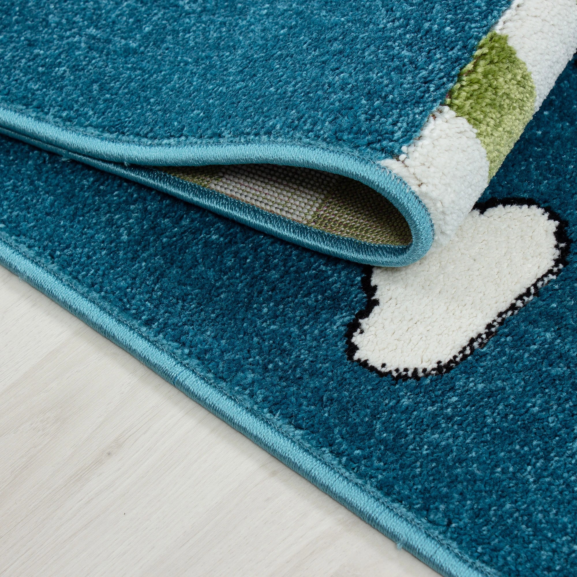 Fun Pirate Theme Patchwork Kids Rug | Multi