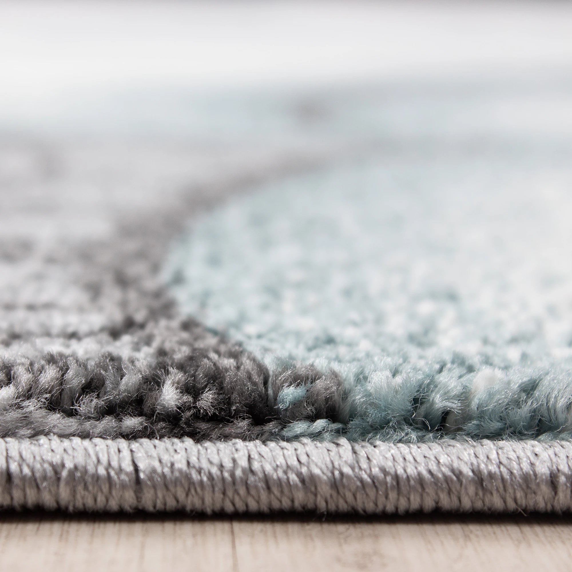 Bear on Clouds Star Fishing Kids Rug | Blue