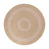 Vintage Jute Round Rug | Beige Beige