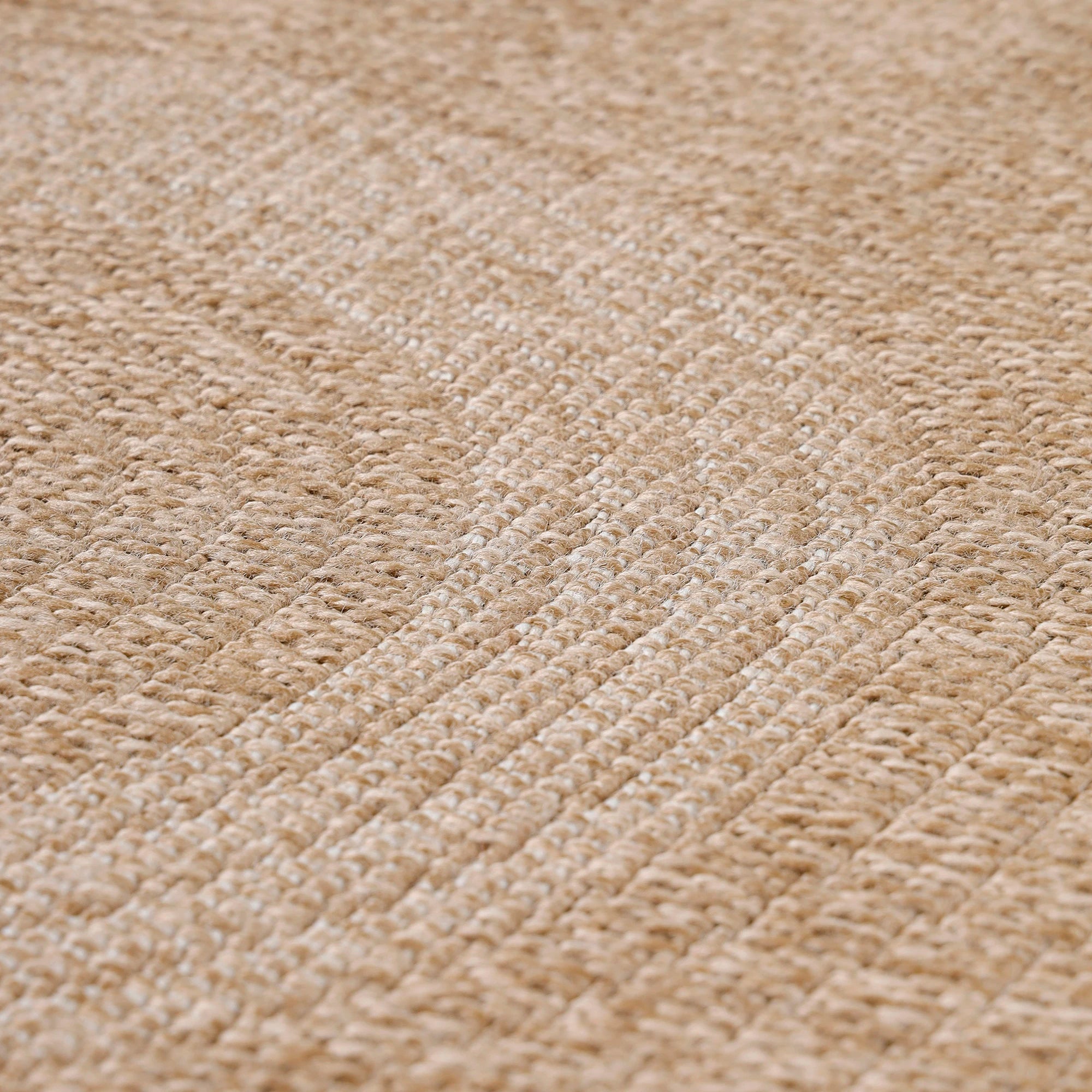 Vintage Jute Round Rug | Beige