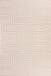Modern Maze Textured Rug | Beige Beige
