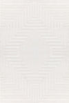 Modern Maze Textured Rug | Cream Cream