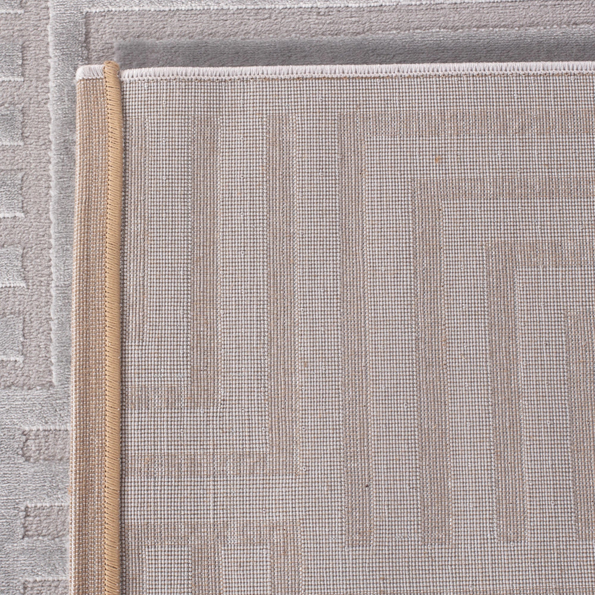 Sculpted Labyrinth Rug | Silver