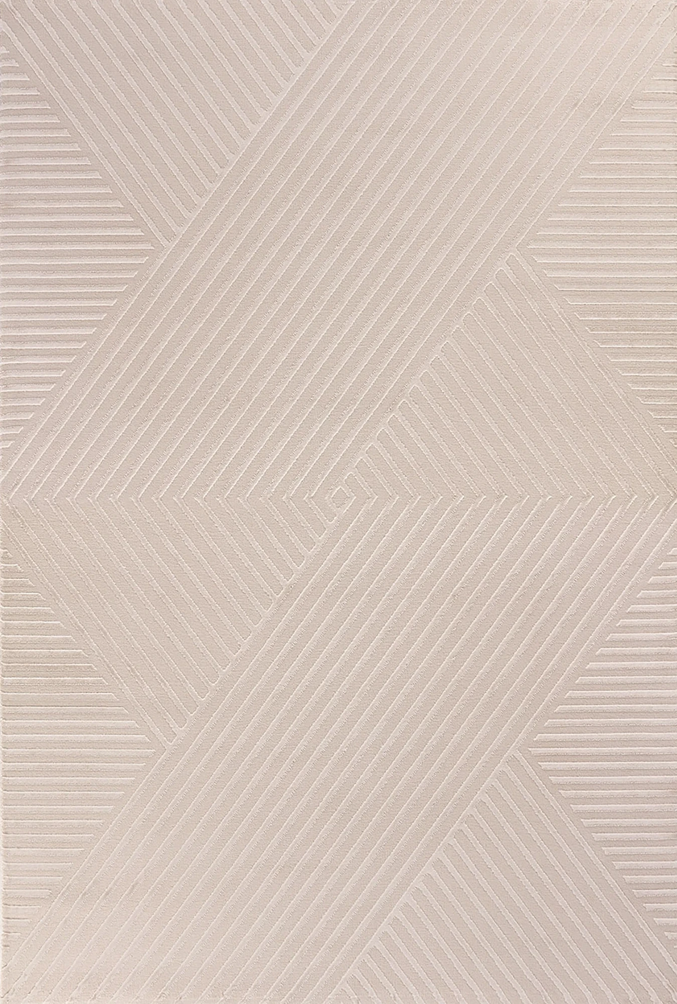 Textured Linear Rug | Soft Beige