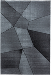 Modern Geometric Rug | Gray Gray