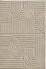 Modern Boho Rug | Beige Scandinavian Design 