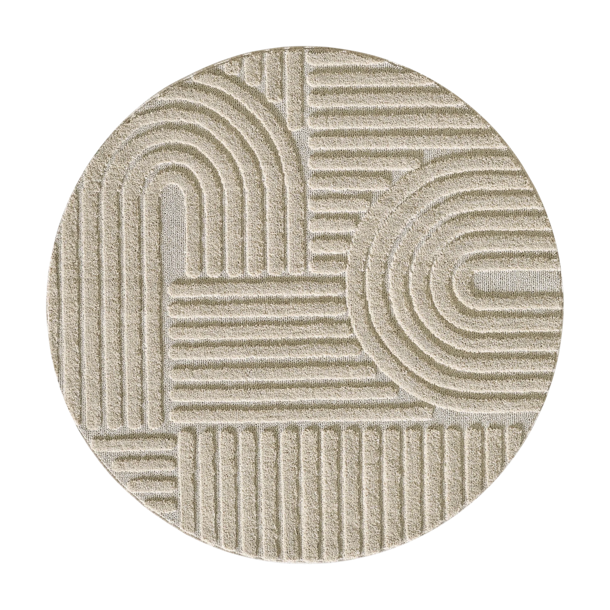 Modern Boho Rug | Beige Scandinavian Design