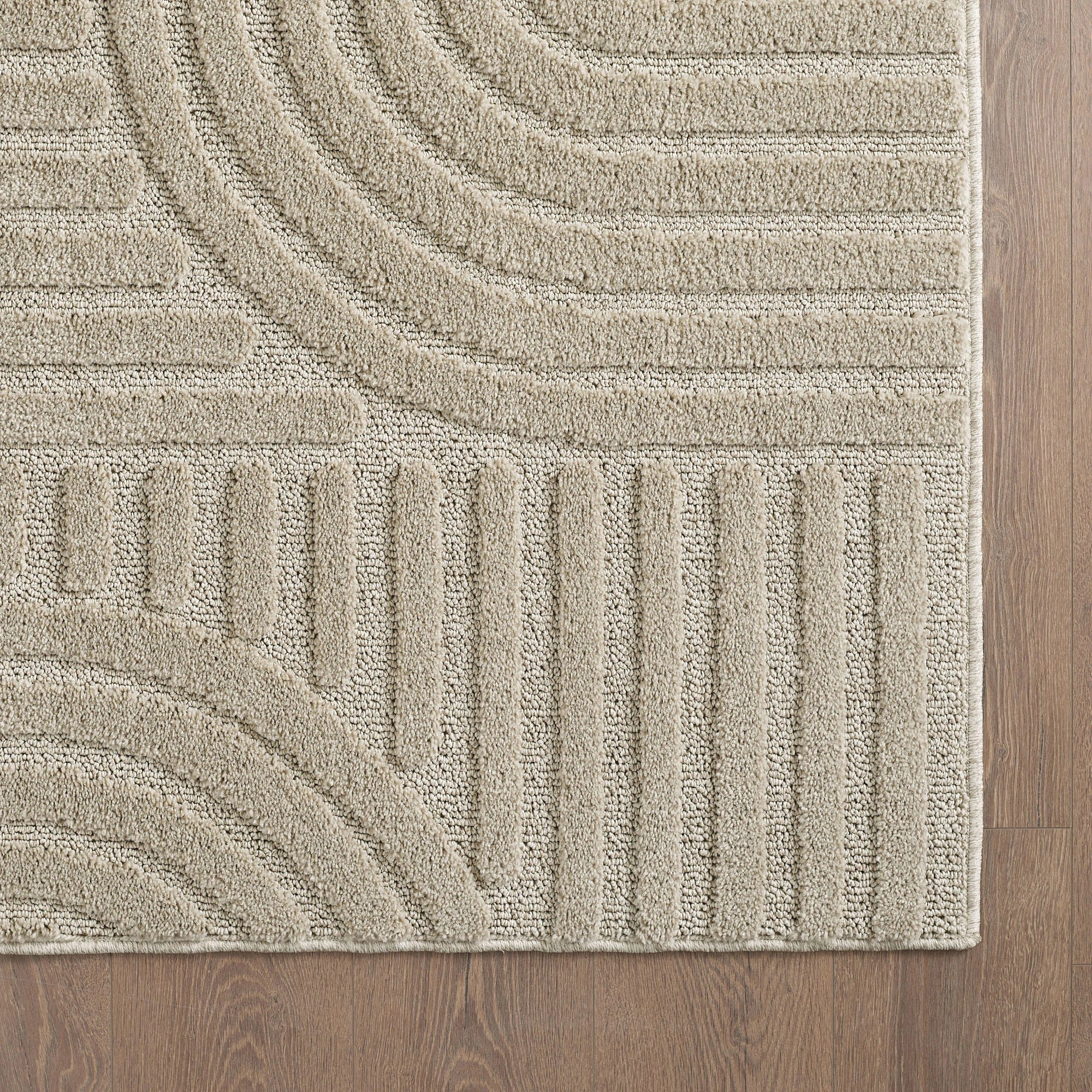 Modern Boho Rug | Beige Scandinavian Design