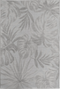 Botanical Outdoor Palm Leaf Design Rug | Gray 