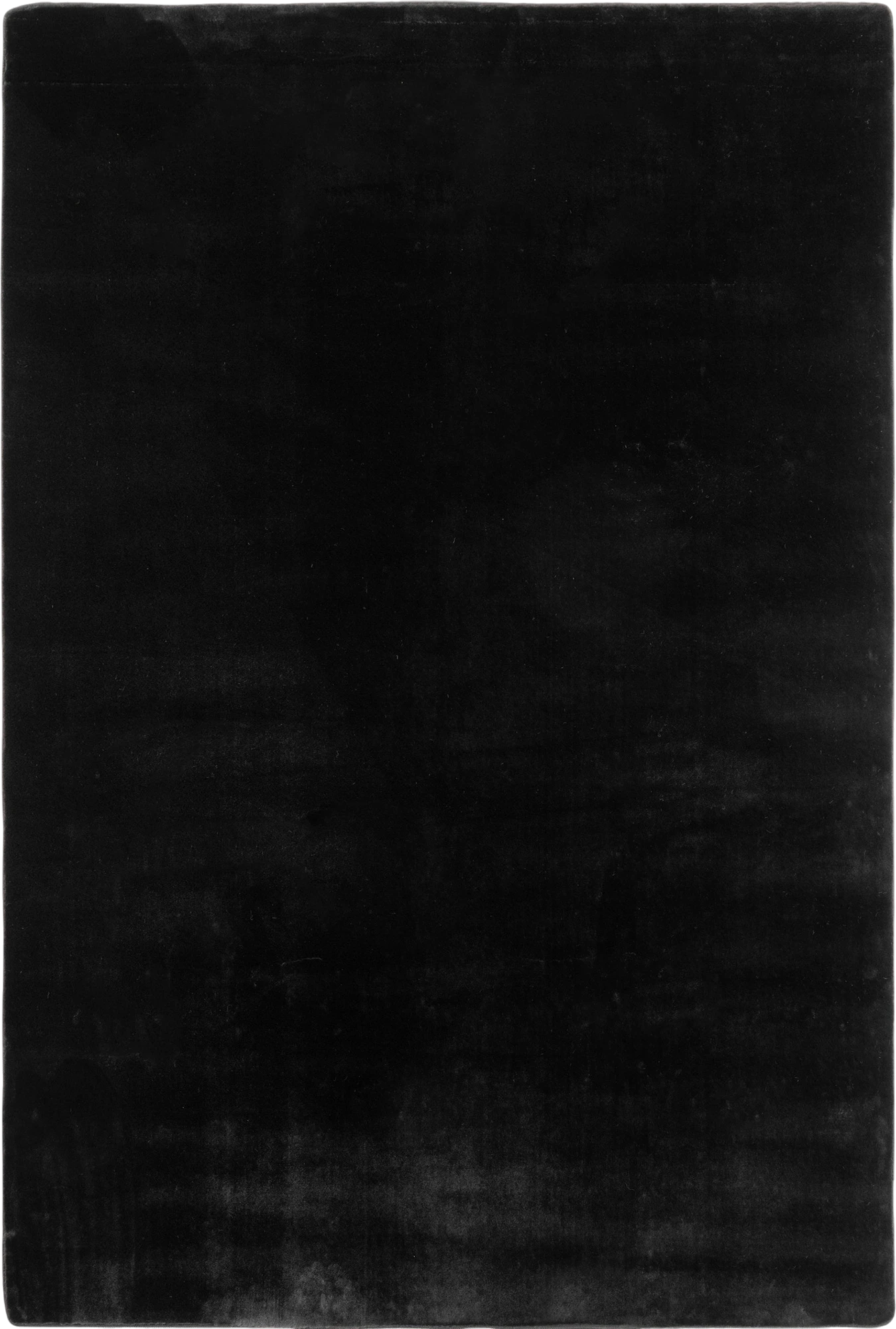 Solid Color Elegant Premium | Black Rug