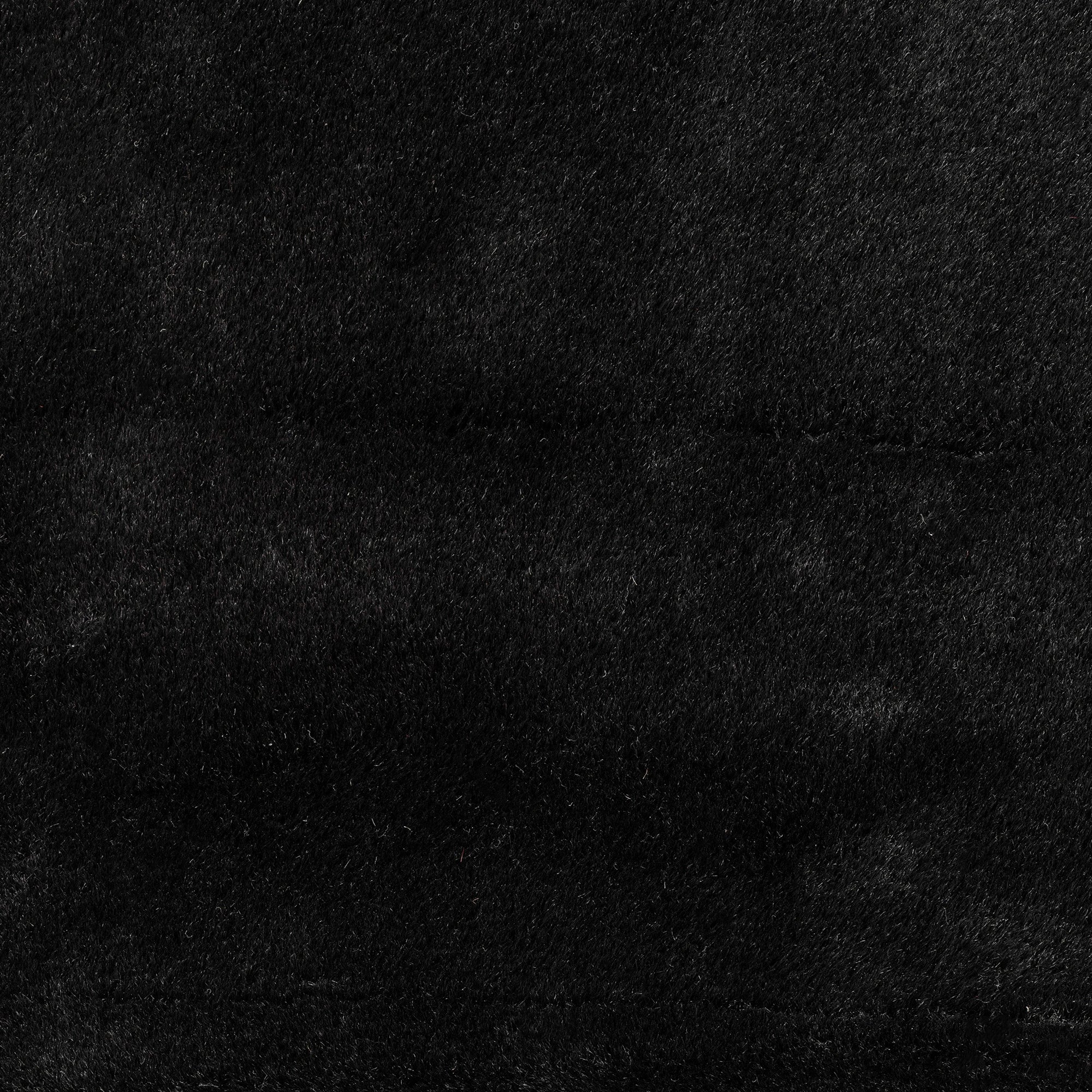 Solid Color Elegant Premium | Black Rug