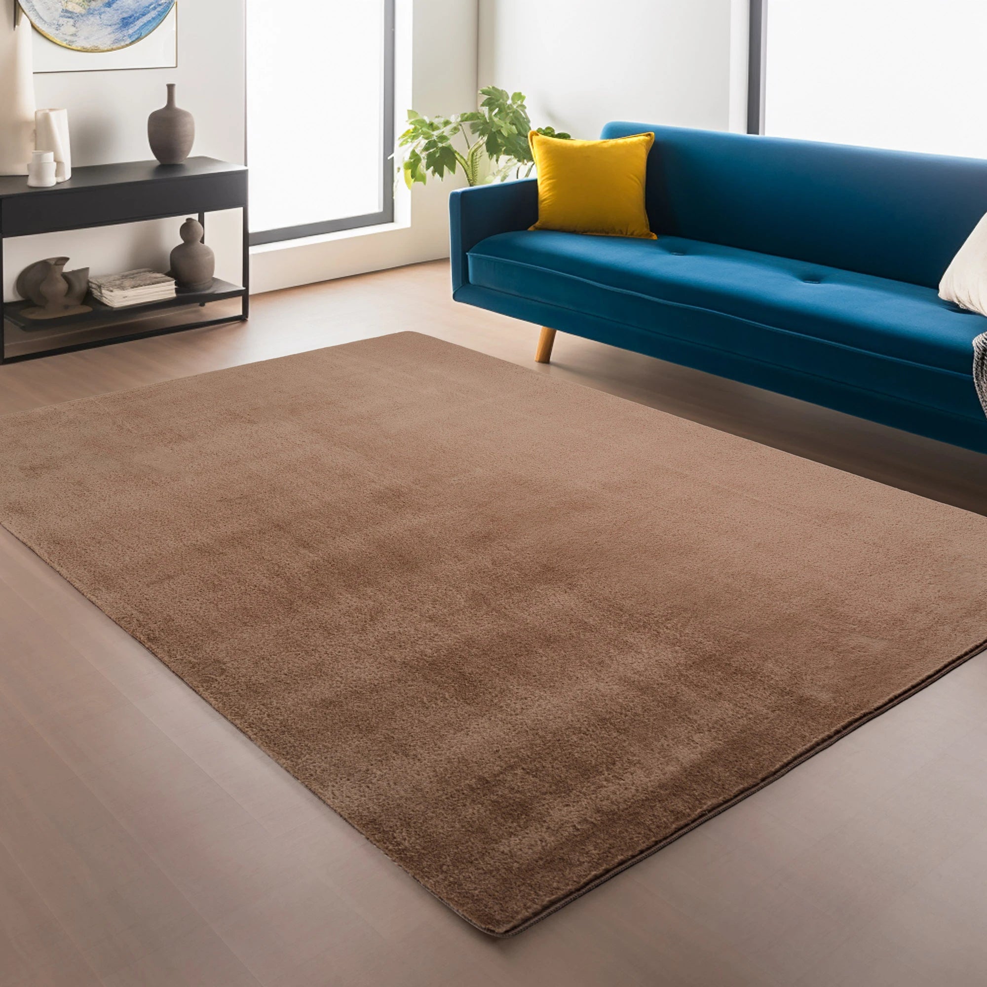 Solid Color Elegant Premium | Mocca Rug