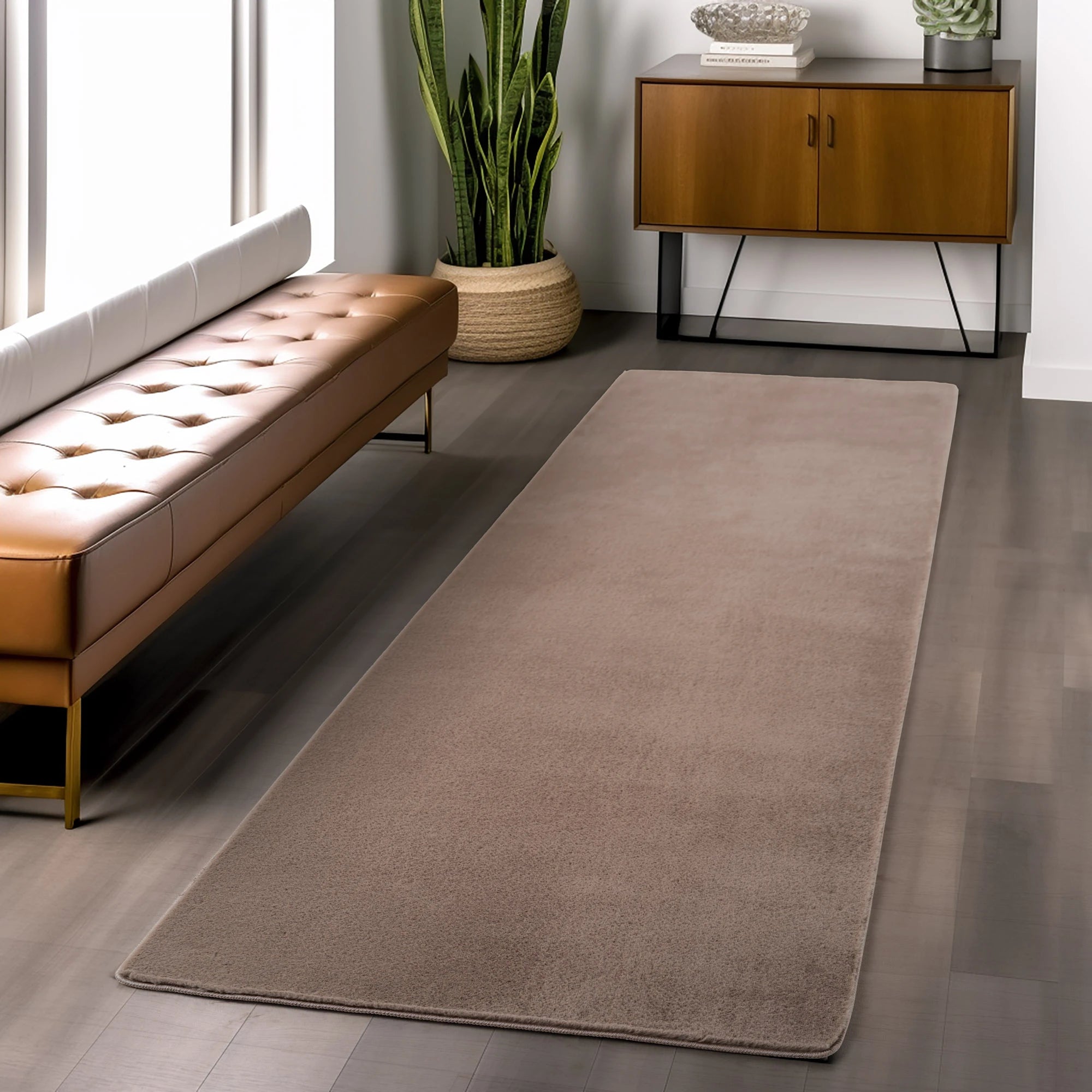 Solid Color Elegant Premium | Mocca Rug