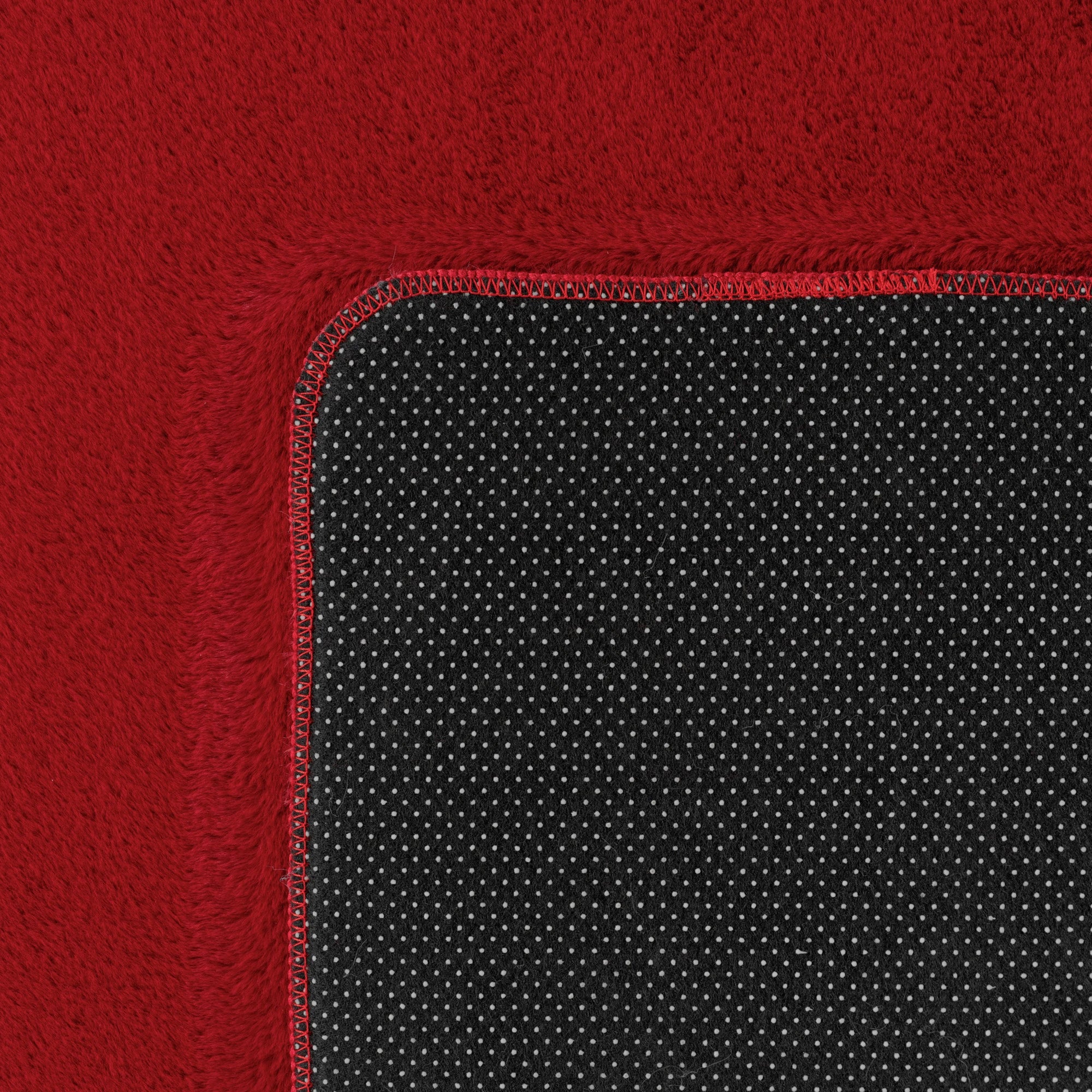 Solid Color Elegant Premium | Red Rug