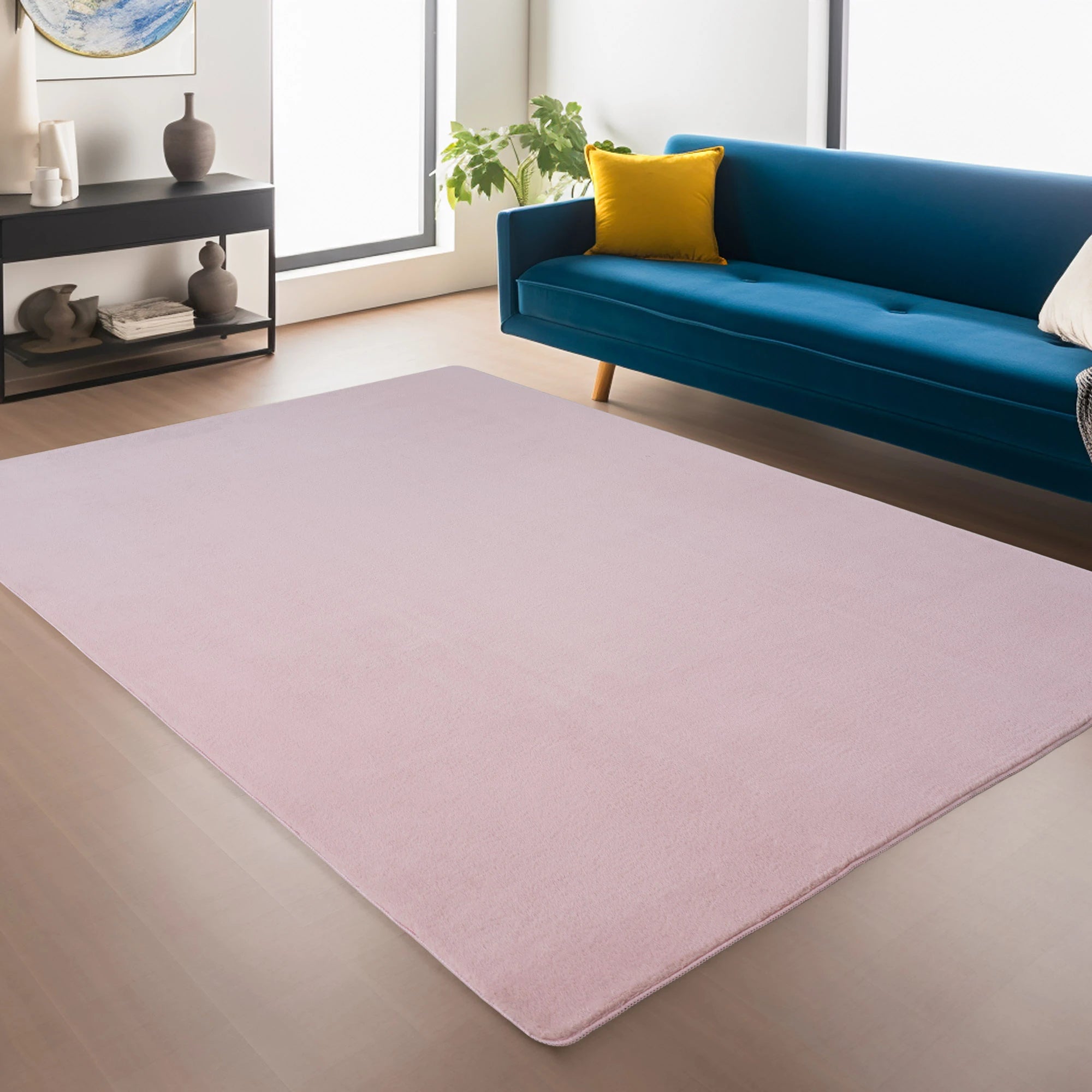 Solid Color Elegant Premium | Rose Rug