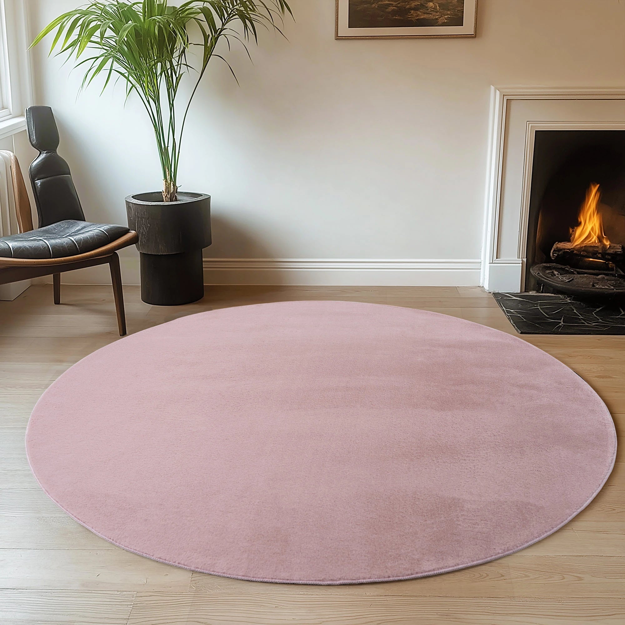 Solid Color Elegant Premium | Rose Rug
