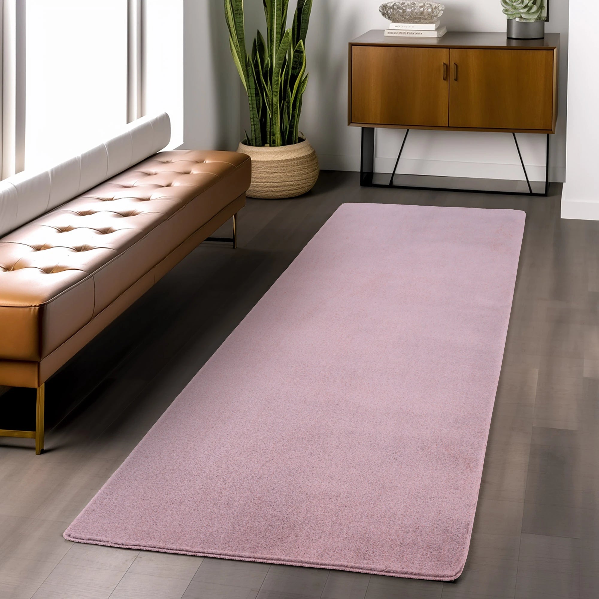 Solid Color Elegant Premium | Rose Rug