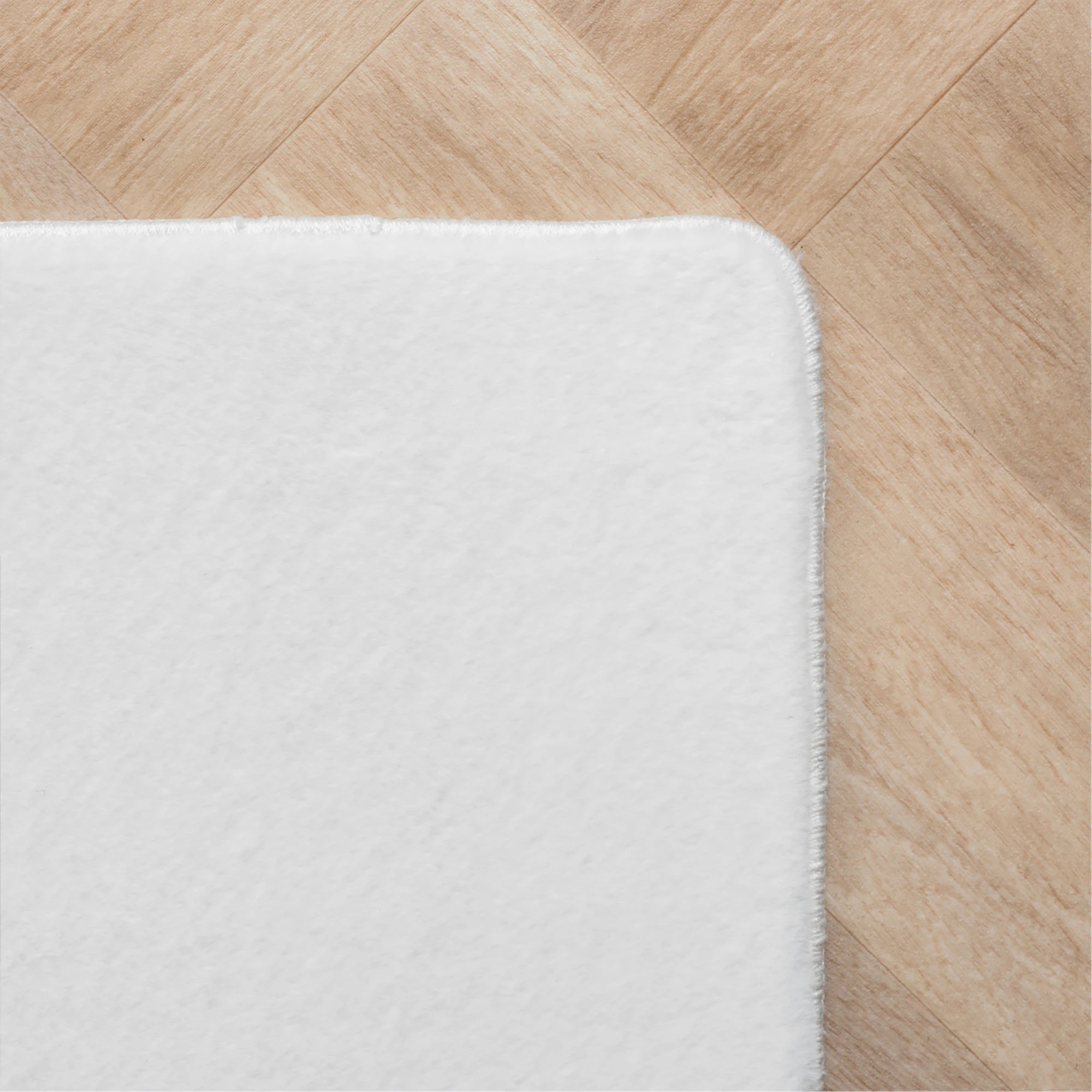 Solid Color Elegant Premium | White Rug