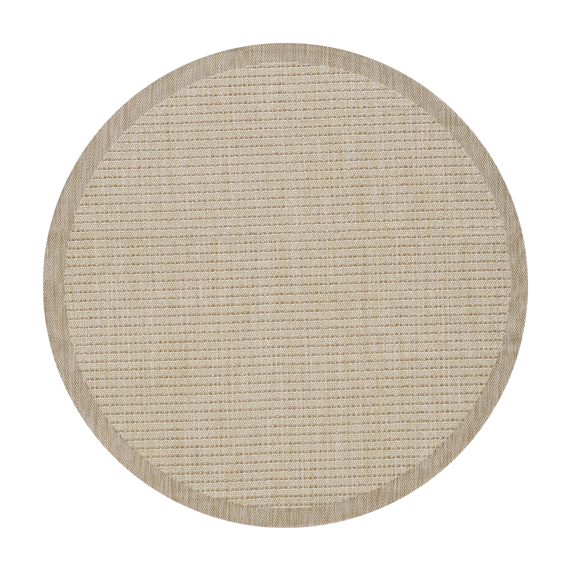 Flatweave Minimalist Woven Area Rug | Beige