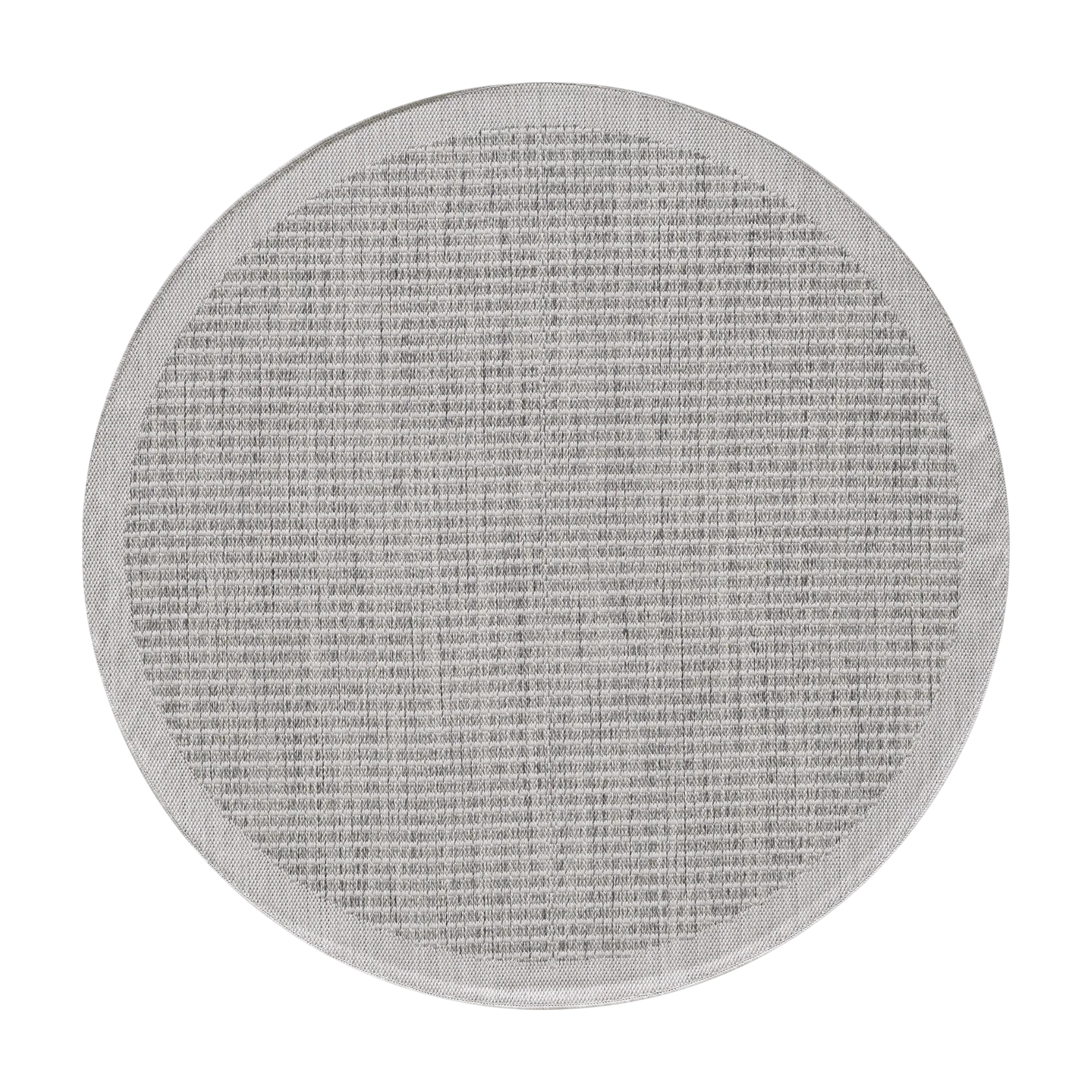 Flatweave Minimalist Woven Area Rug | Gray