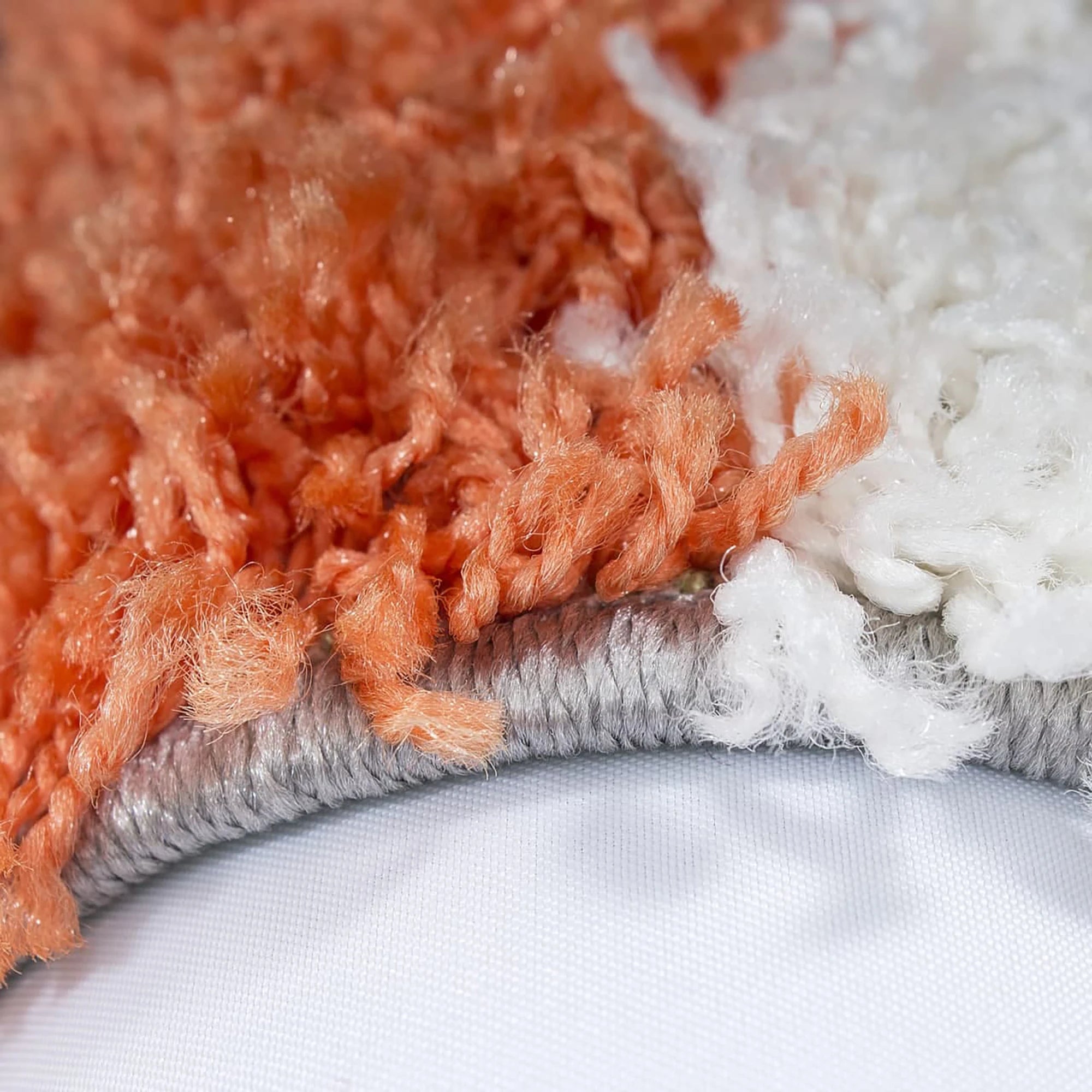 Grid Checkered Chic Floor Rug | Terracotta