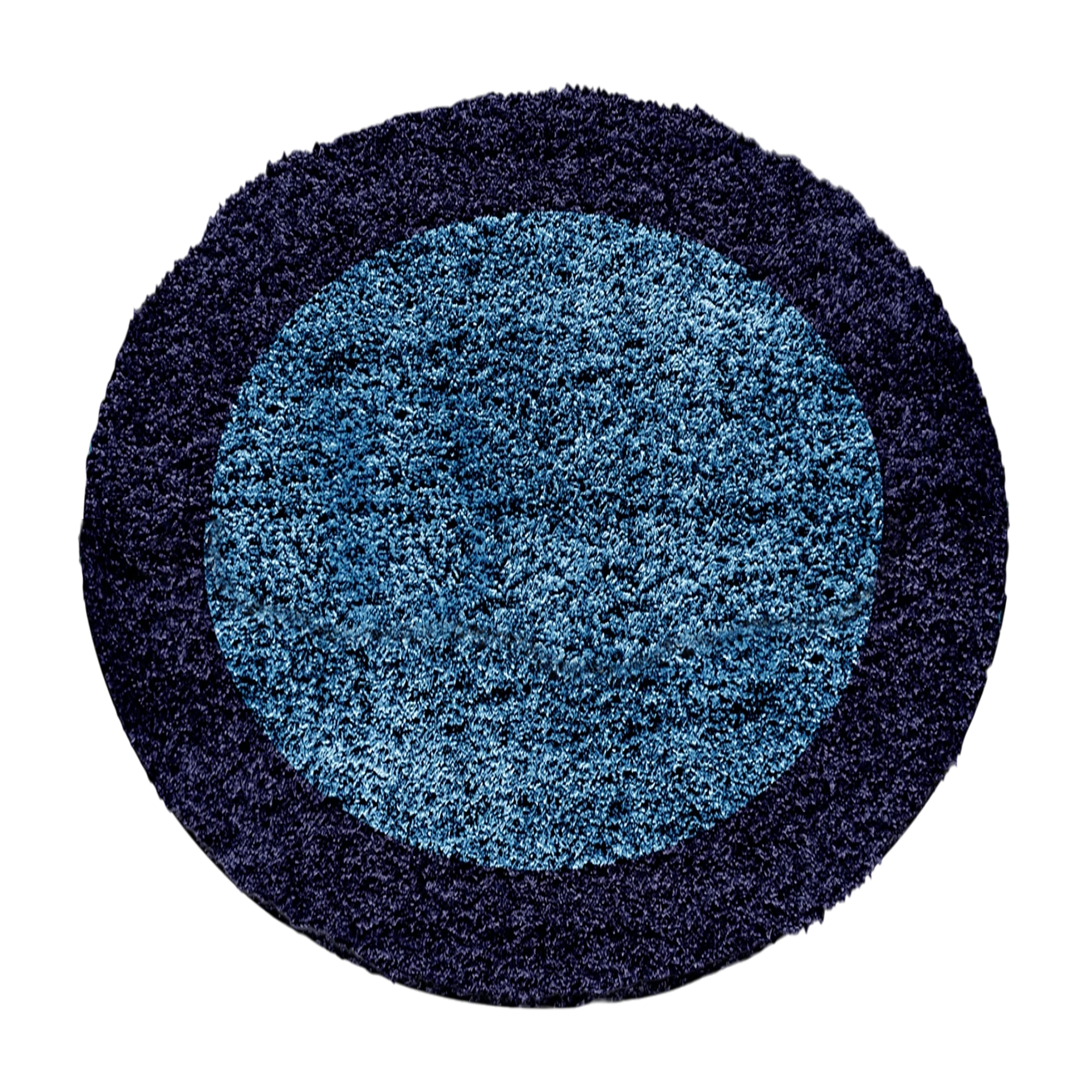 Bordered Elegant Area Rug Modern | Navy Blue