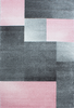 Two-Tone Block Pattern Accent Carpet | Pink 