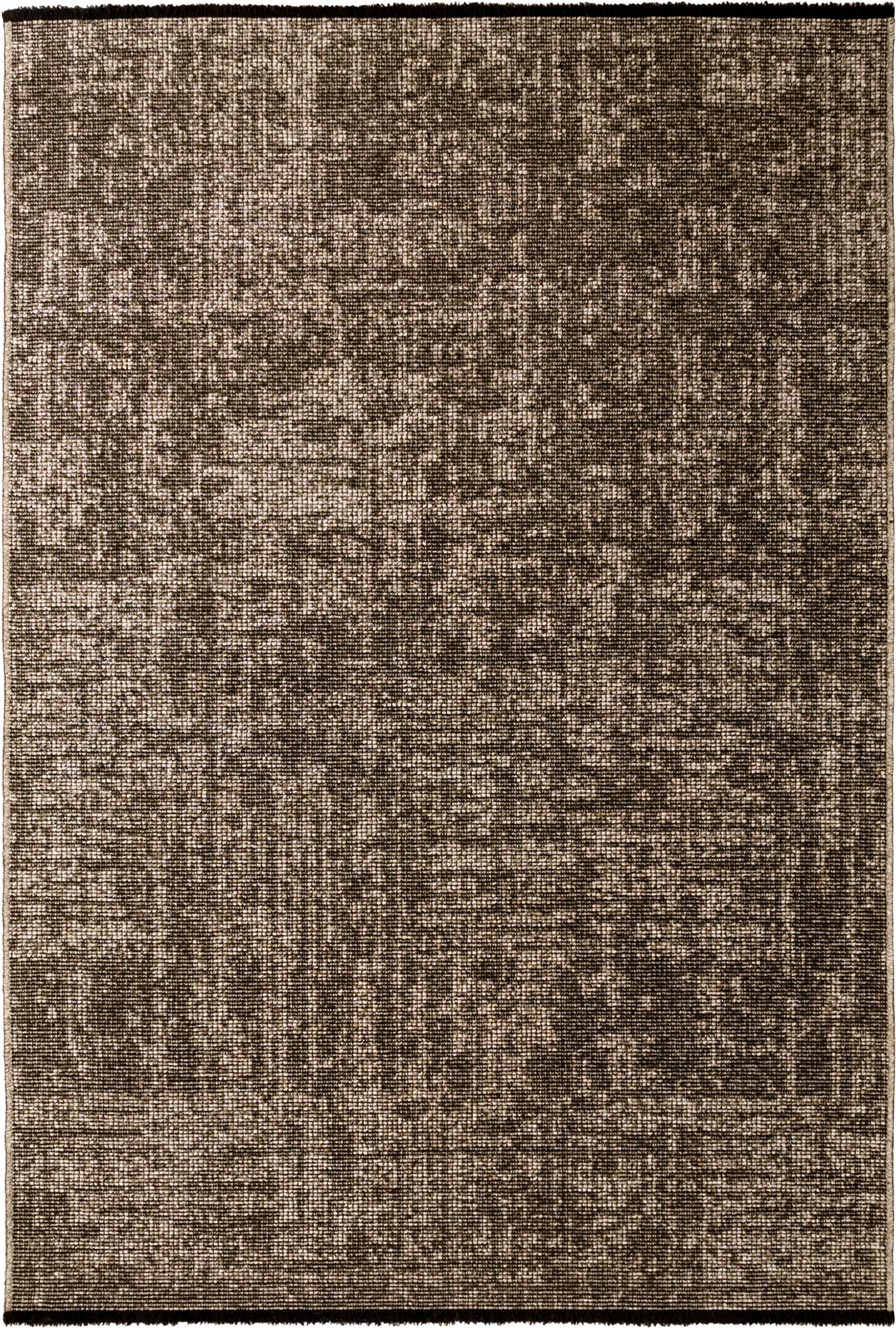 Modern Ribbed Textured Rug | Beige
