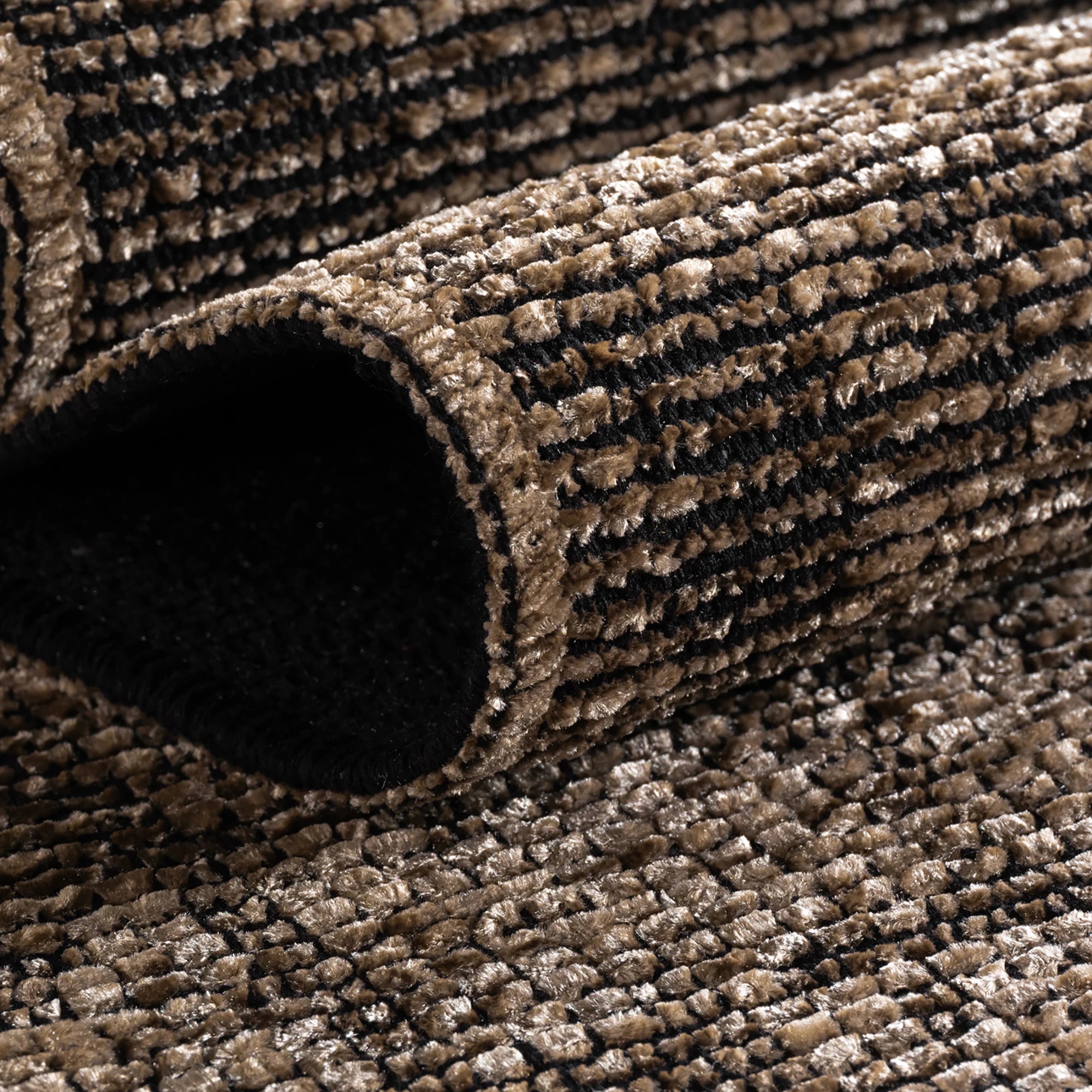 Modern Ribbed Textured Rug | Beige