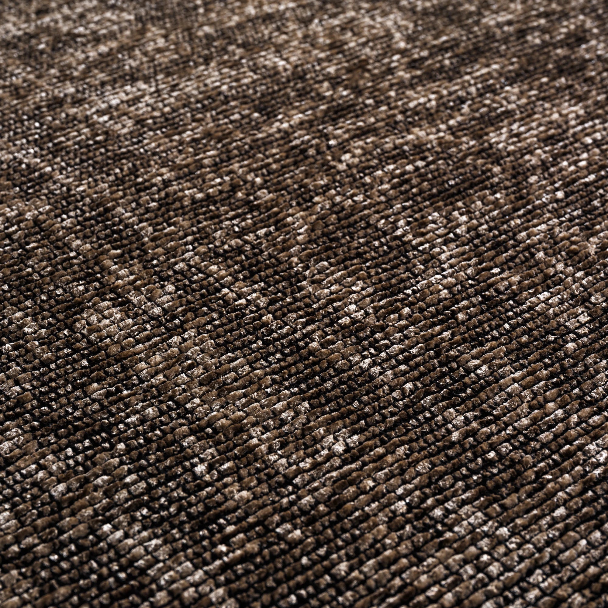 Modern Ribbed Textured Rug | Brown