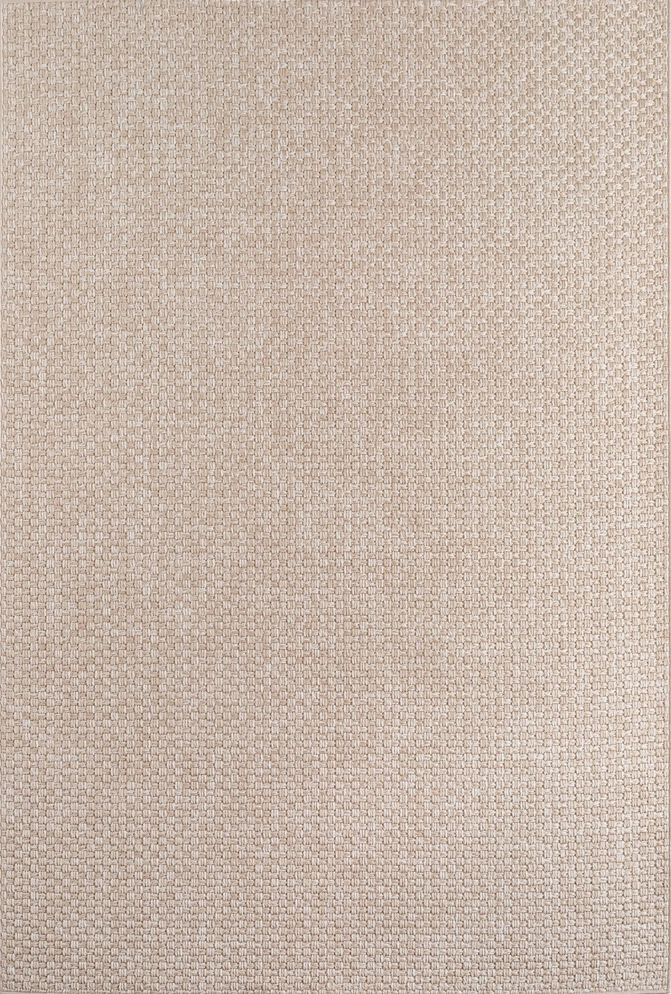 Triangle Repeating Pattern Outdoor Rug | Beige