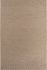Durable Patio Solid Flatweave Area Rug | Beige 