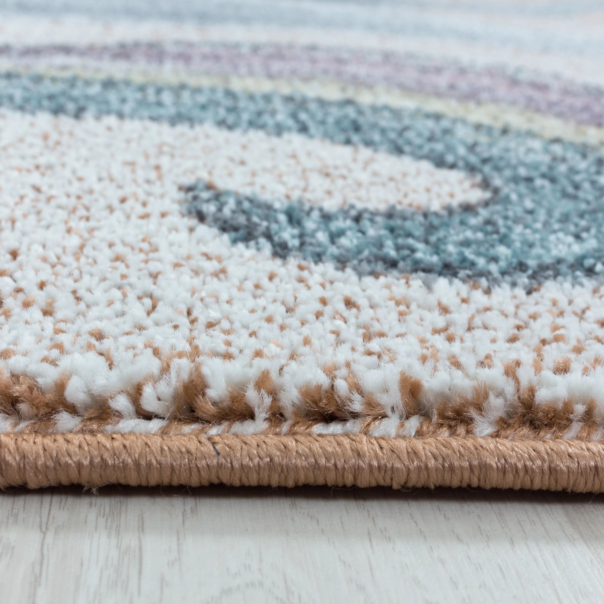 Majestic Unicorn Rainbow Mane Kids Rug | Yellow