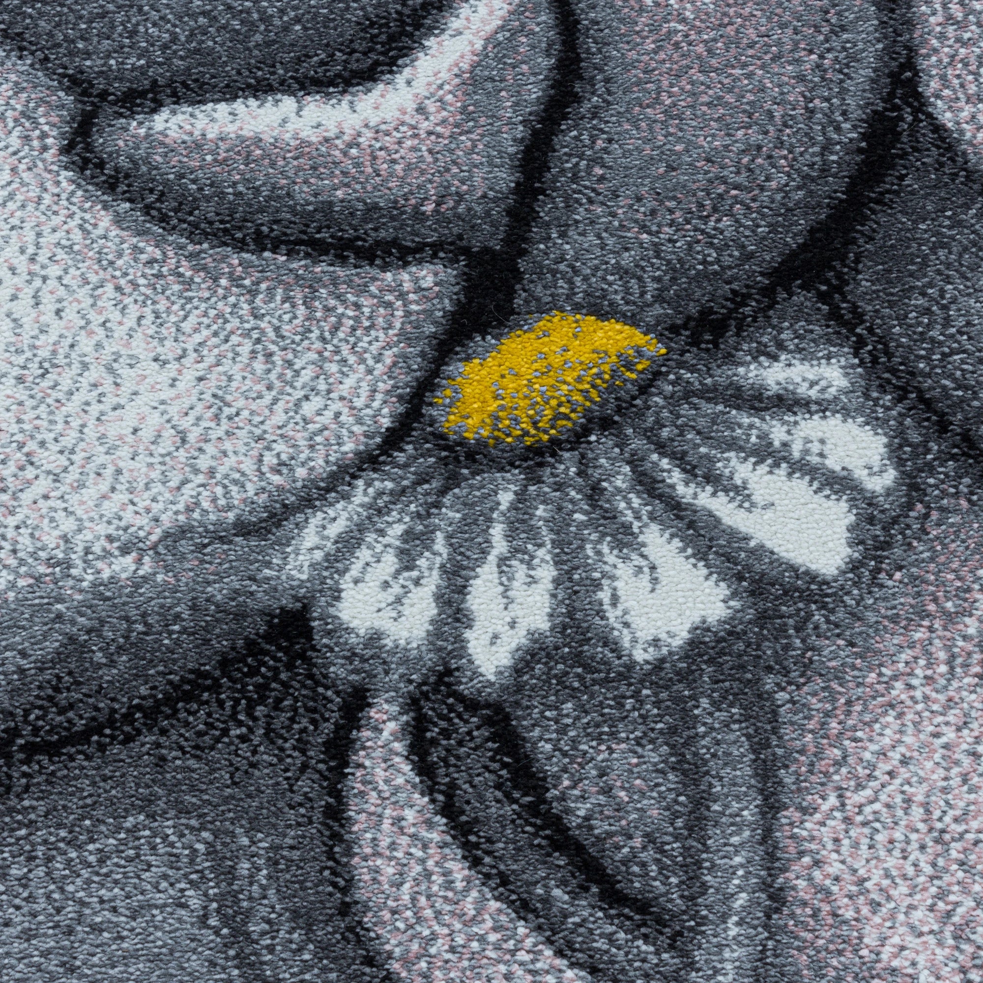 Adorable Bunny Rabbit Portrait Kids Rug | Pink