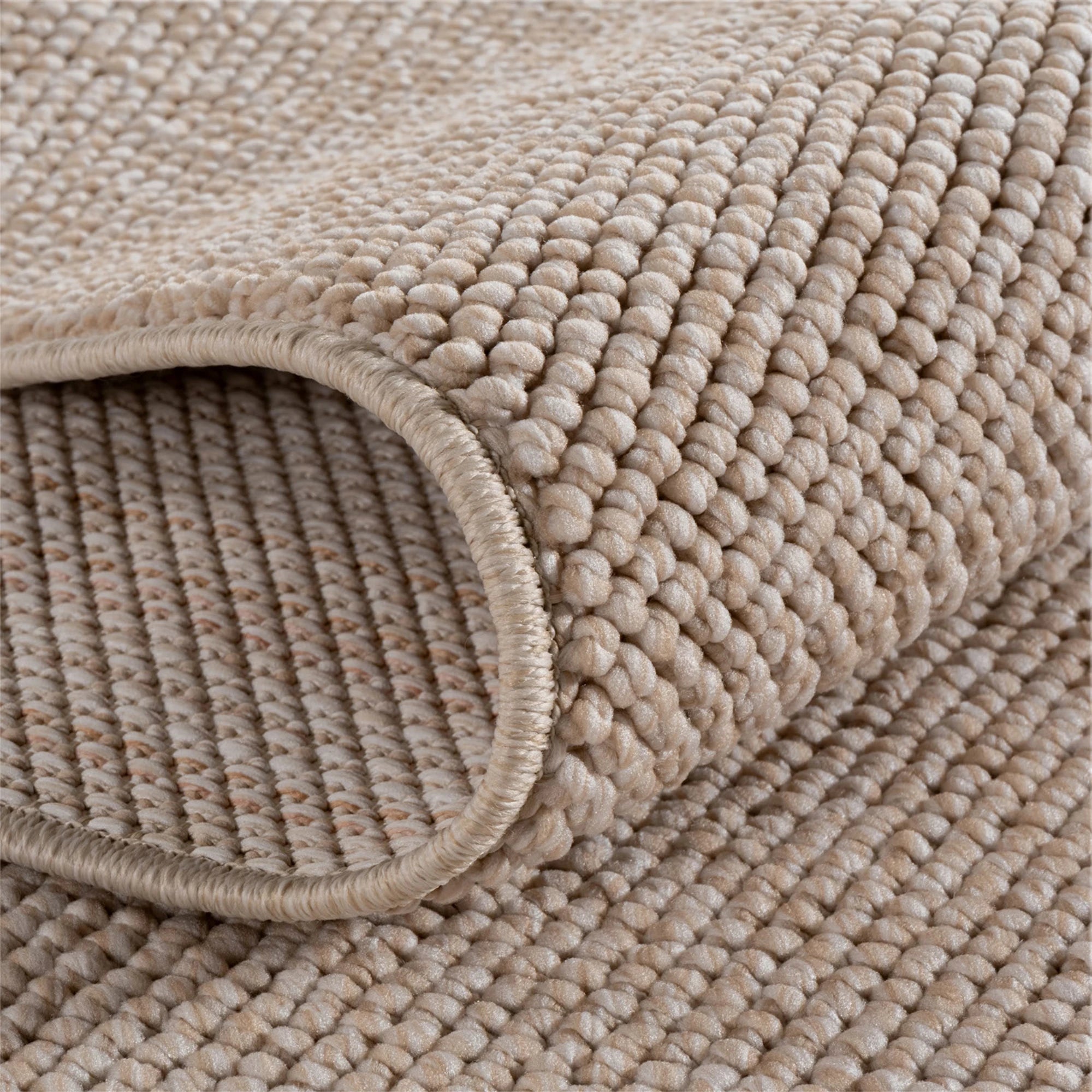 Minimalist Flatweave Jute Look Outdoor Rug | Beige