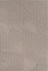 Modern Geometric Arc Pattern Rug | Beige 