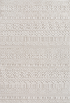 Bohemian Textured Kilim Look Rug | Cream Cream