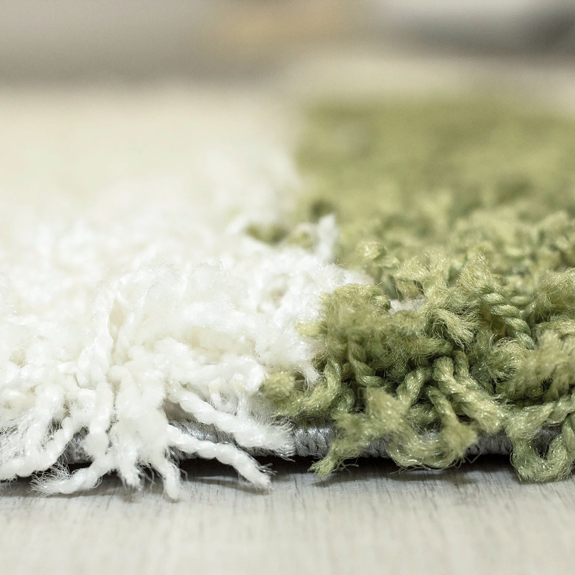 Tappeto Shag a Quadri Checkered | Verde