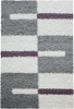 Checkered Plaid Block Shag Rug | Lila 