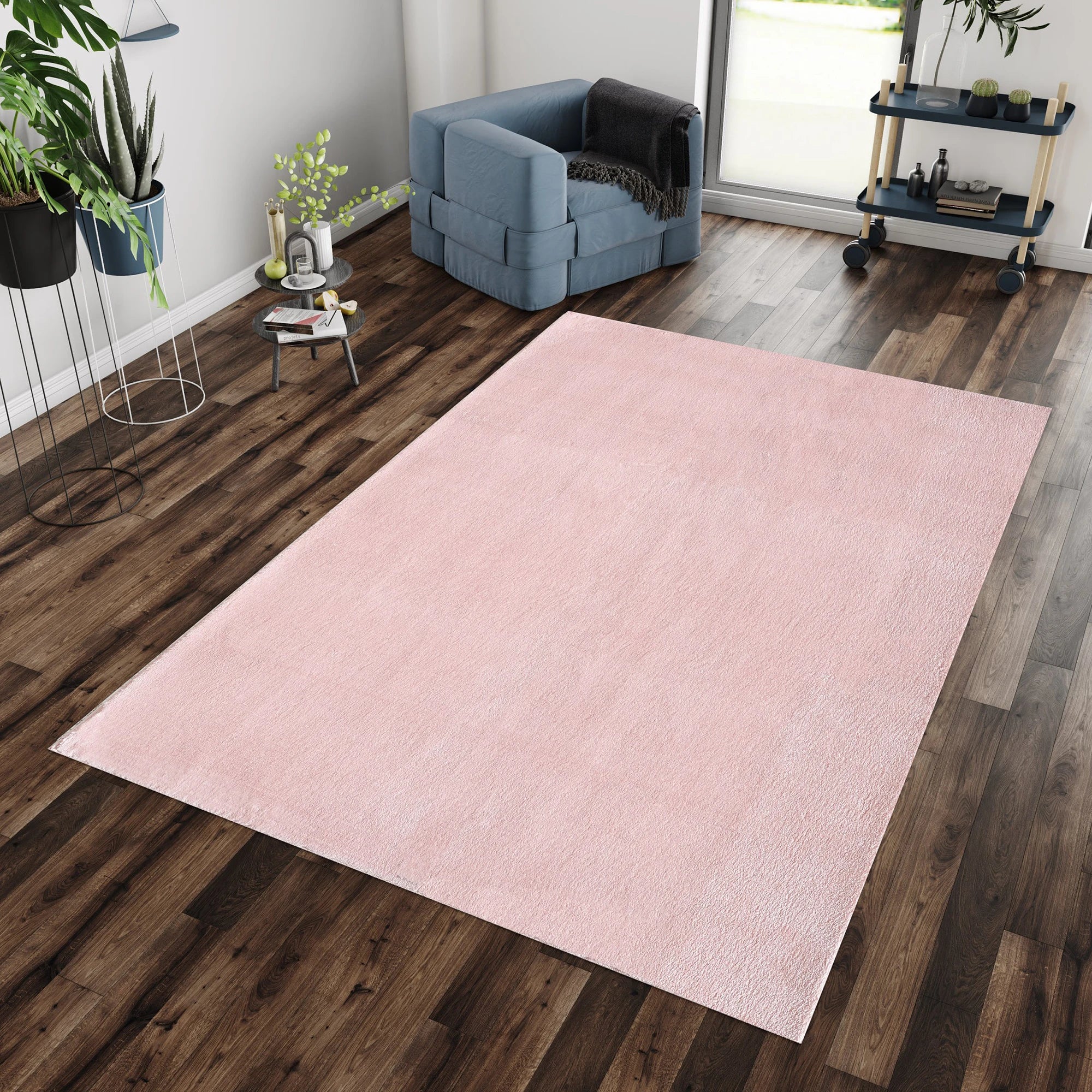 Plain Pink Premium Neutral Rug