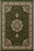 Classic Persian Style Bordered Rug | Green 
