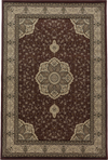 Classic Persian Style Bordered Rug | Red Red