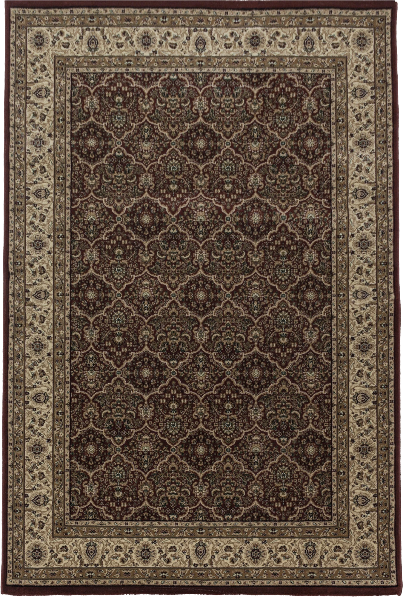 Classic Persian Style All-Over Design Rug | Red