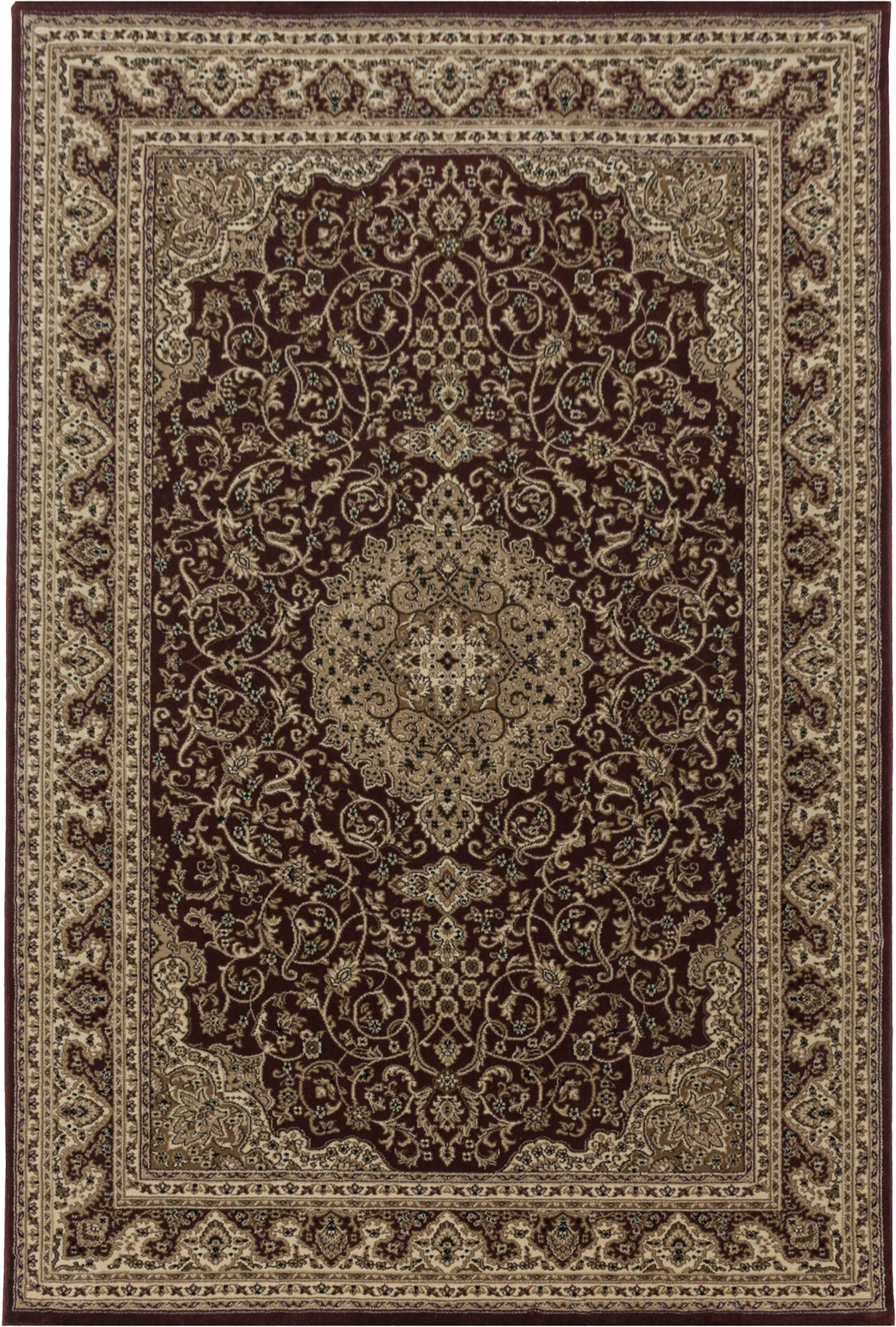 Oriental Stylish Area Rug Modern | Red