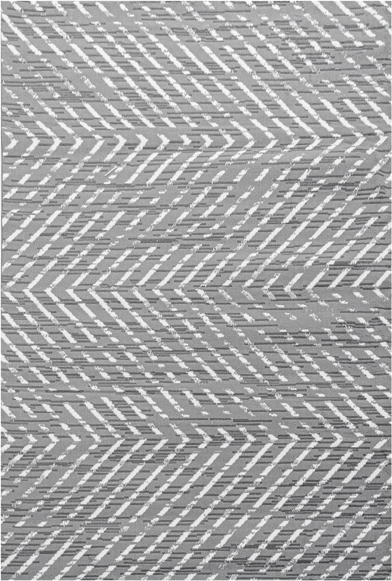 Abstract Zigzag Indoor Rug | Gray